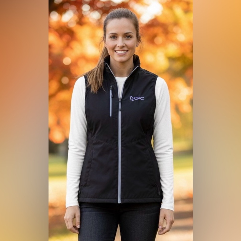 Storm Creek Eco-Friendly Women’s Softshell Black Vest Size Dmall
